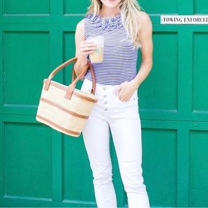 Sailor Sailor Blue and white striped tank